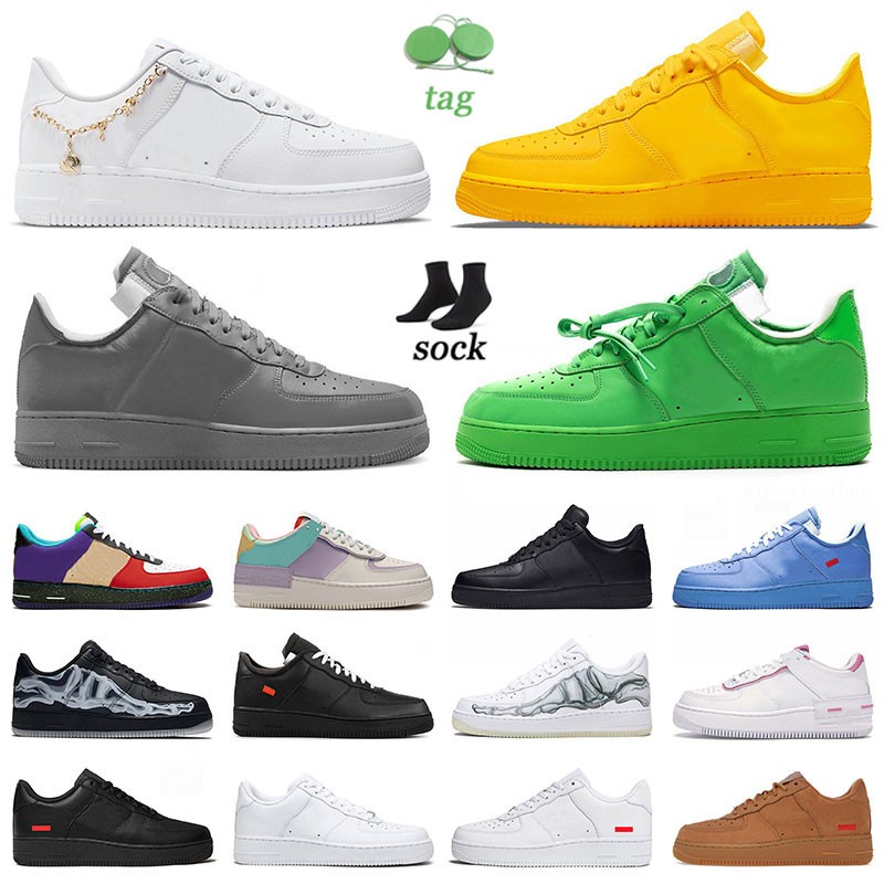 

One Light Green Spark Running Shoes for Mens Womens Fashion Falts Sneaker Designer Shadow Black White Skeleton Unviersity Gold Mca Leather Outdoor Sports Trainers, 36-40 (1)