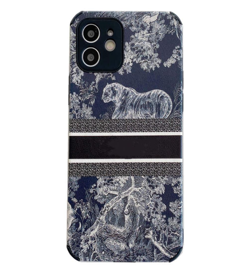 

Luxury lambskin Leather Phone Cases For iPhone 13pro 13promax 11pro 12 12proXR XSmax 8 7Plus smooth logo Soft Silicone Shockproof 4450692, Style 11