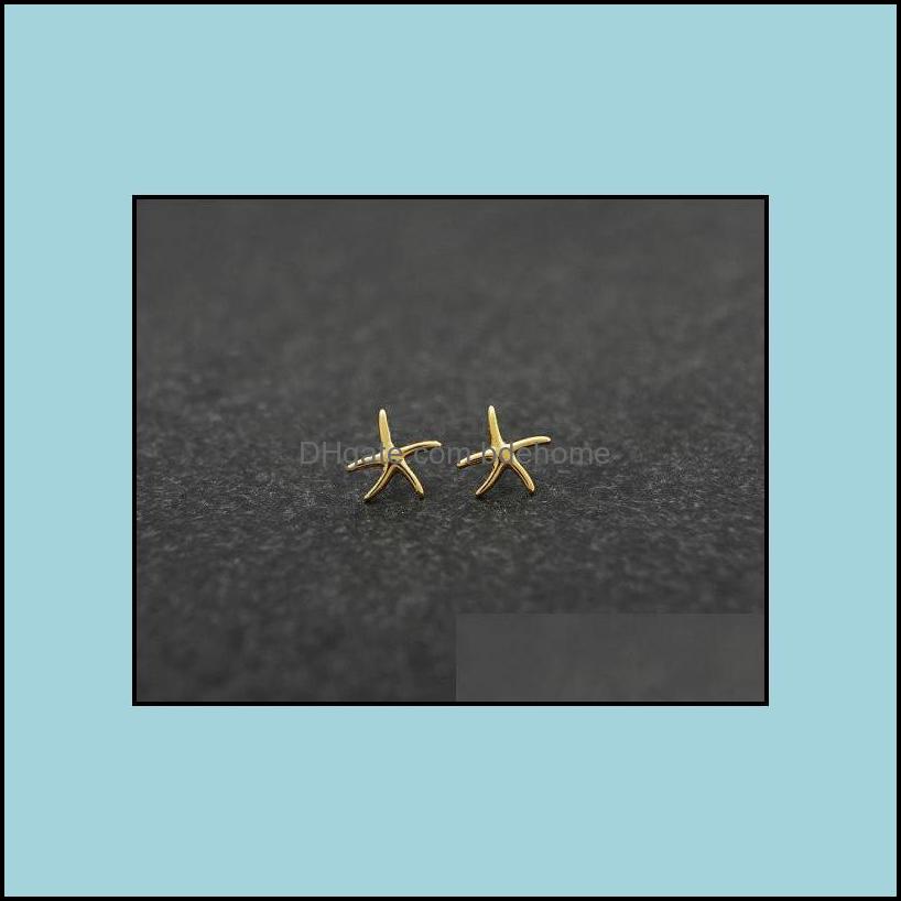 

Stud Stud Earrings Jewelry Fashion Starfish Zinc Alloy Sier Plated Earring Marine Biological For Women Wholesale Drop Delivery 2021 Othvj