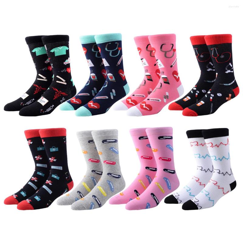 

Men's Socks 20 Pairs/Lot Wholesale Drop Happy Mens Heart Coffee Harajuku Sports Funny Cotton, Dr155-20 pairs