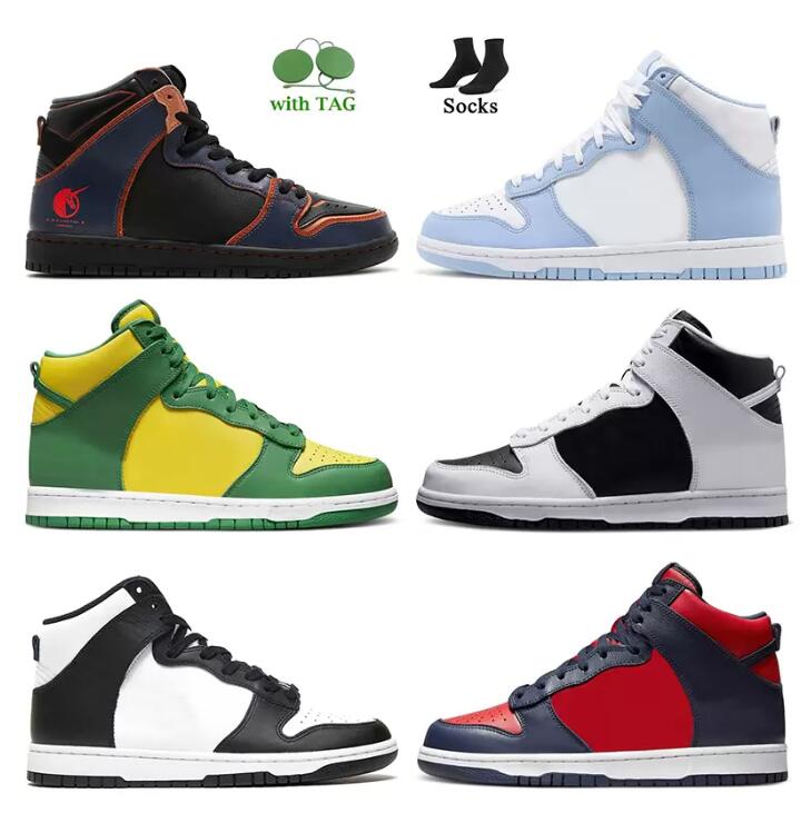 

2022 Dunks High Running Shoes Mens Women SB OG Sneakers With Socks LX Toasty Black White University Blue Red What The Pink Prime Platform 36-45, Please contact us