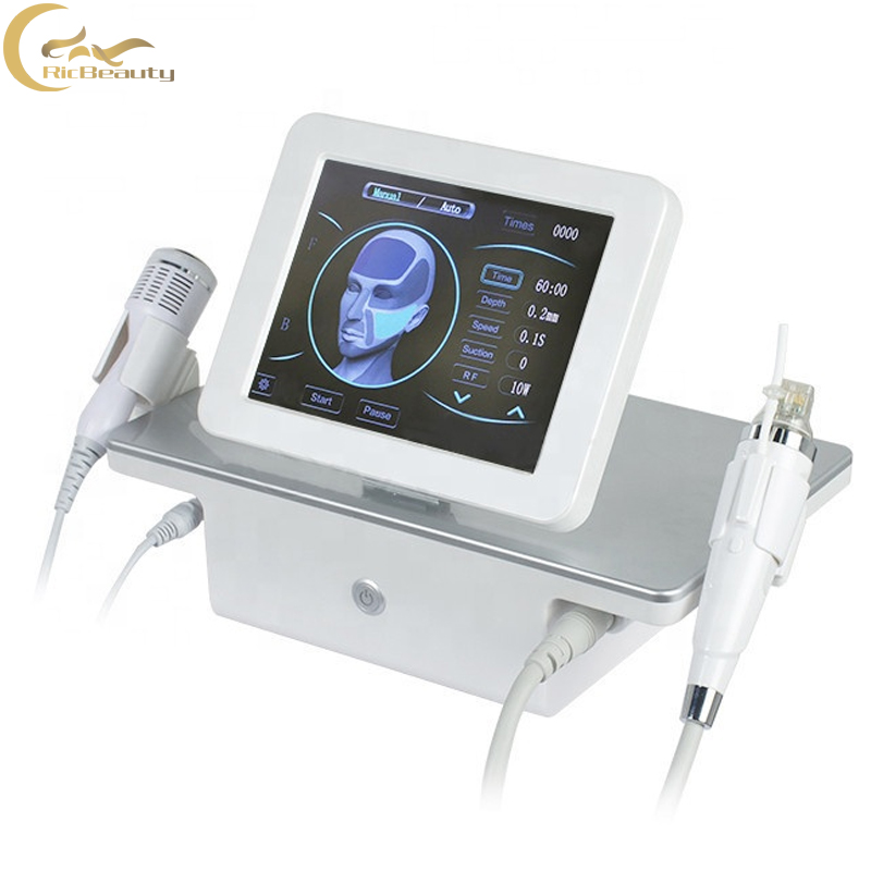 

2 IN 1 Ice Hammer Design Skin Tightening Gold Plate Fractional RF Microneedling Machine