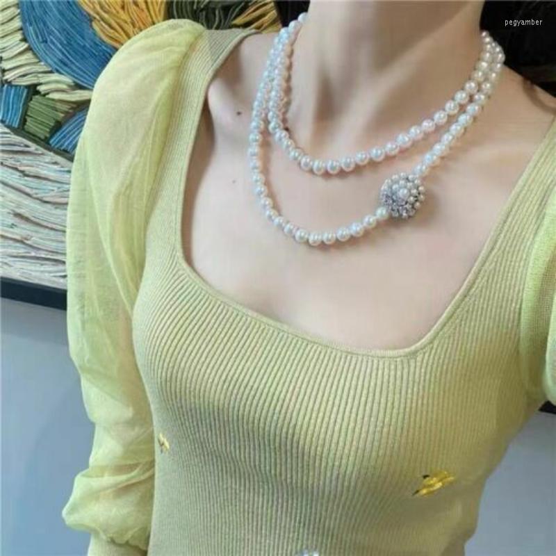 

Chains Classic 9-10mm South Sea Round White Pearl Necklace 38"