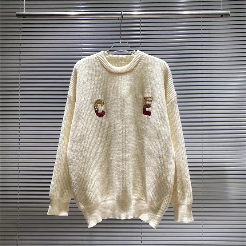

designer sweater luxury Womens Pullover fashion classic letter Autumn and winter top Round Neck Long Sleeve Sweater wool keep warm size S-2XL, #2