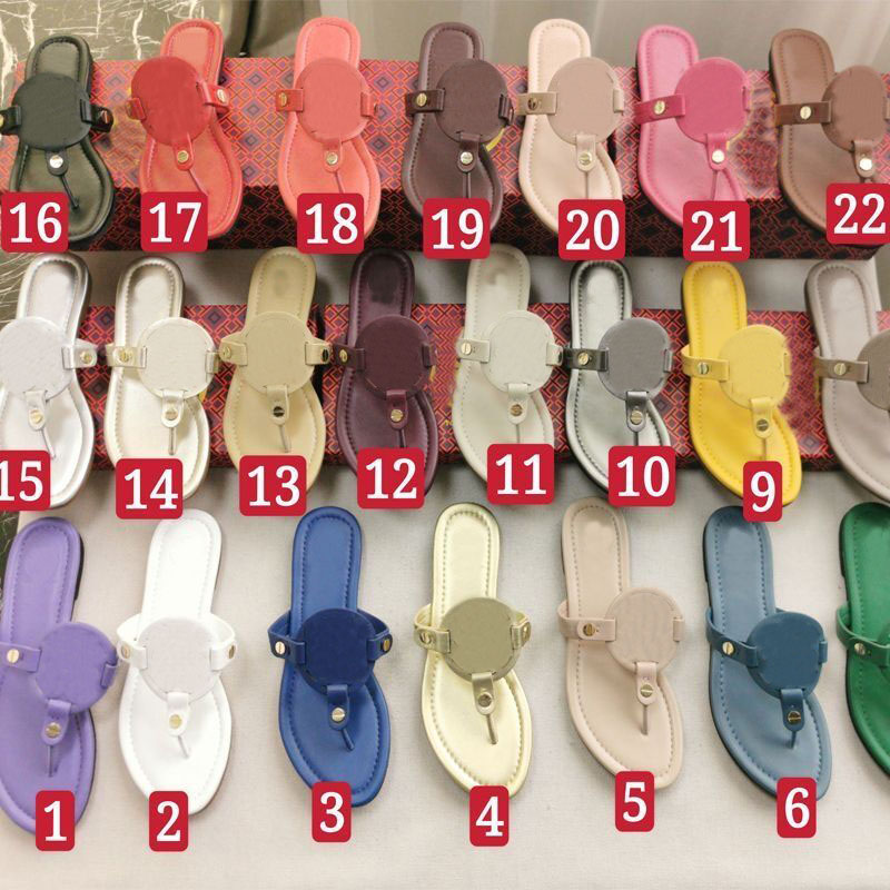 

Designer Slippers Summer Women's Flip Flops Genuine Leather Sandals White Black Shiny Women Flat Bottom Beach Wedding Shoes with Box and Dust Bag 35-43, Leopard print