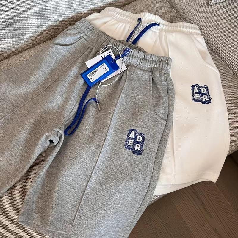 

Men's Shorts Long String Men Women Summer Style Embroidery Logo Ader