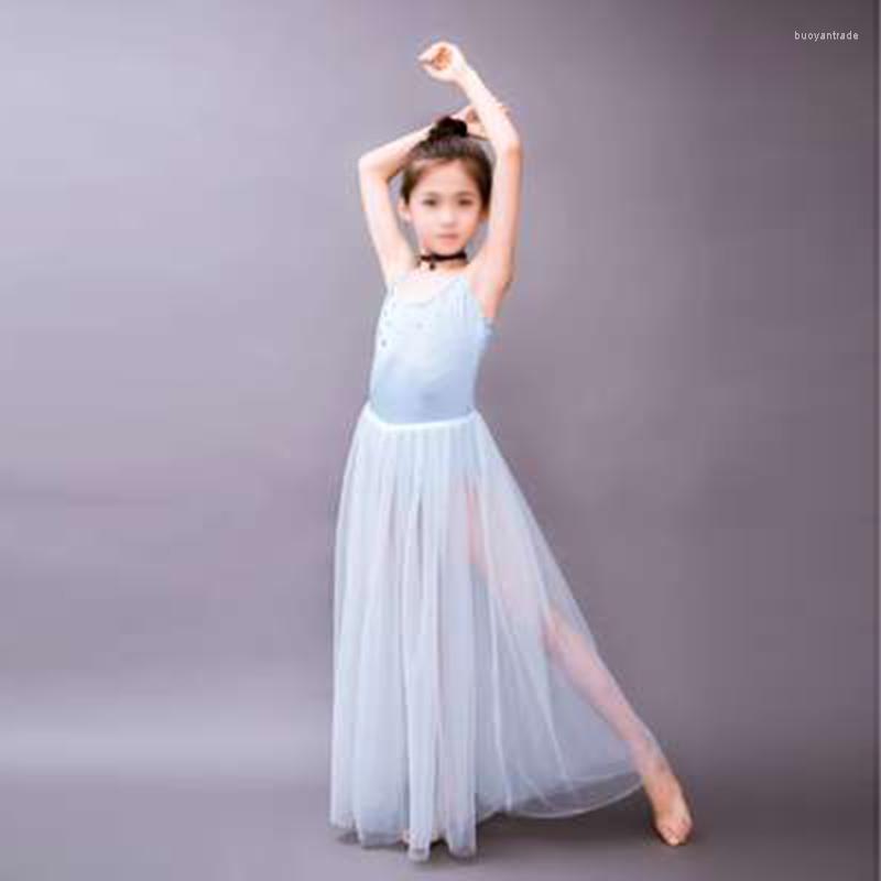 

Stage Wear Summer Kid Adult Solid Self-cultivation And Comfortable Ballet Dress Grade Examination Skirt Dance Practice Clothes, Black