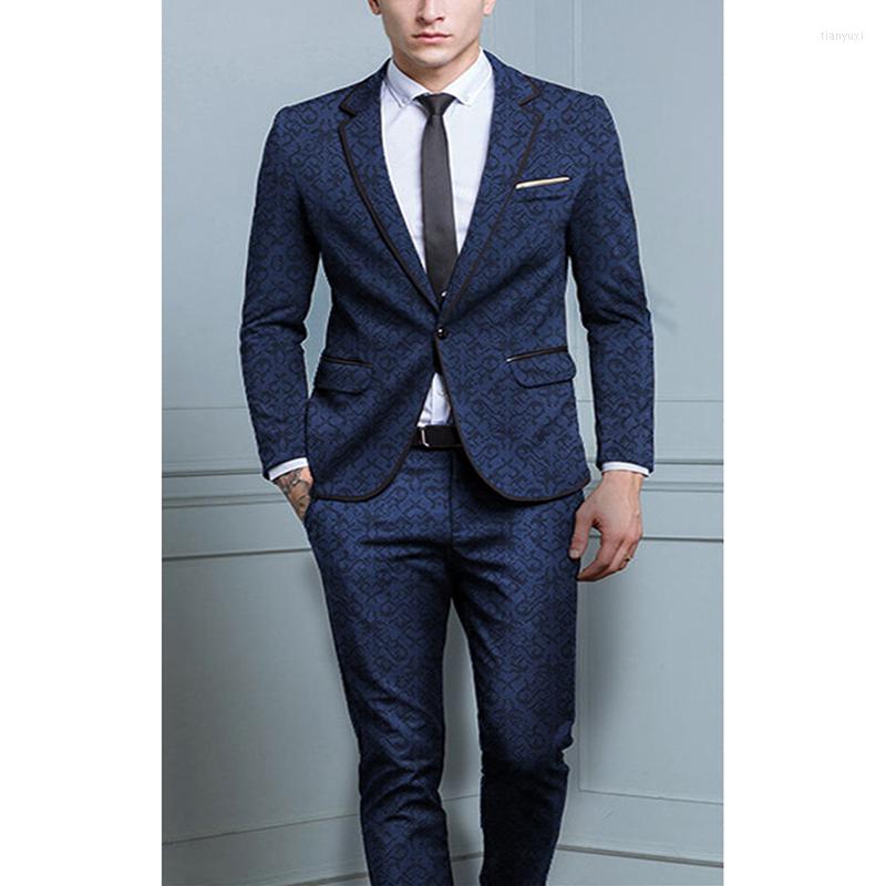 

Men's Suits 3 Piece Men British Latest Coat Pant Designs Royal Blue Mens Suit Autumn Winter Thick Slim Fit Plaid Wedding Dress Tuxedos, Beige