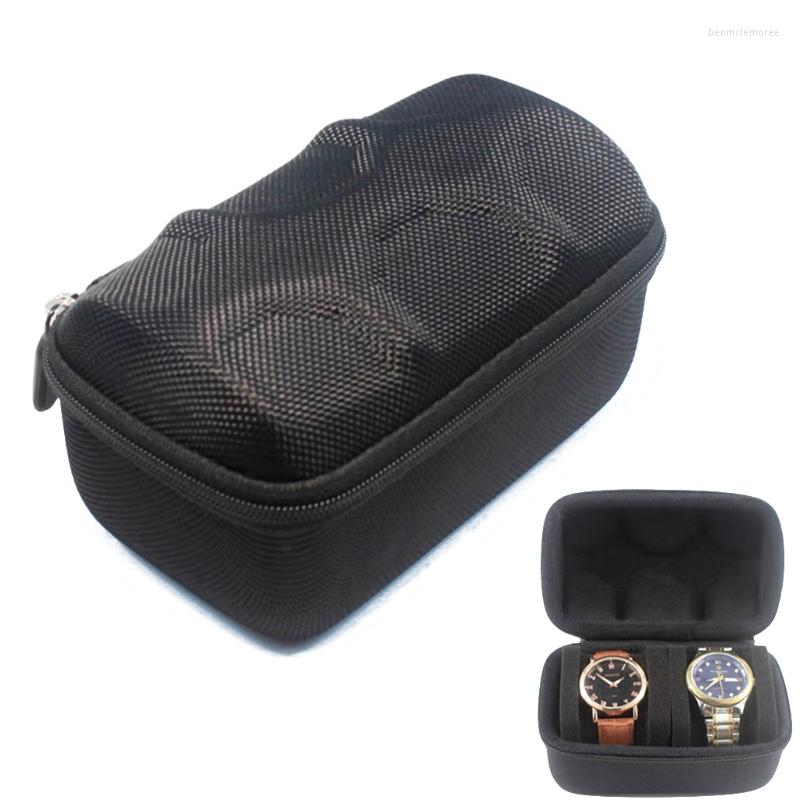 

Watch Boxes EVA Roll Travel Case Portable Holder And Organizer With Soft Pillow Deluxe Lining Box Collection