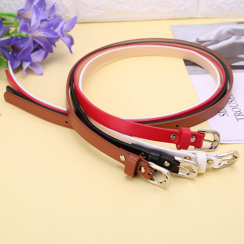 

Belts 2022 Kids PU Leather Children Boys Girls Leisure Waist Strap, Red