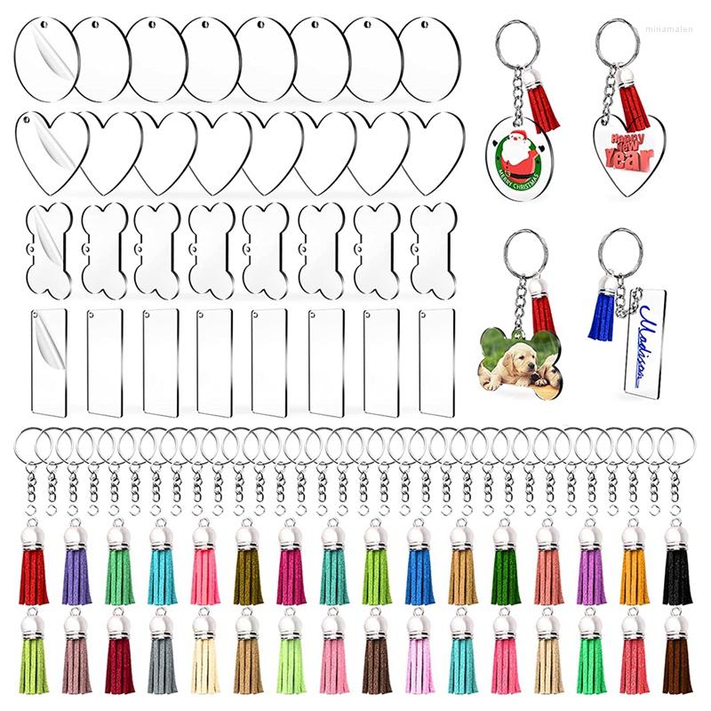 

Keychains Acrylic Keychain Blanks For Vinyl Projects With Tassels Key Rings Chain And Jump