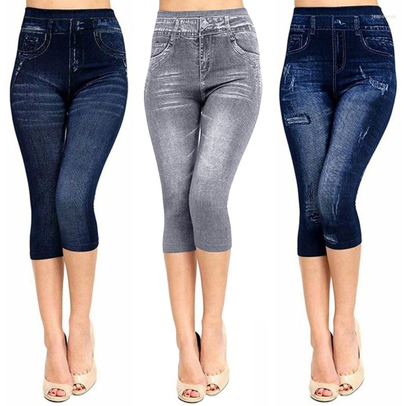 

Women' Shorts Jeans Leggings Yoga Pants Women High Waist Elastic Slim Fashion Casual Autumn Female Solid Soft, Sports shorts