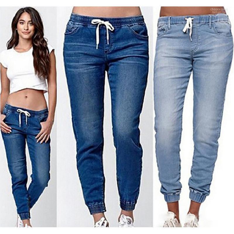 

Women' Jeans Women' Autumn Pencil Pants Vintage High Waist Womens Full Length Loose Cowboy Plus Size 5XL, Black