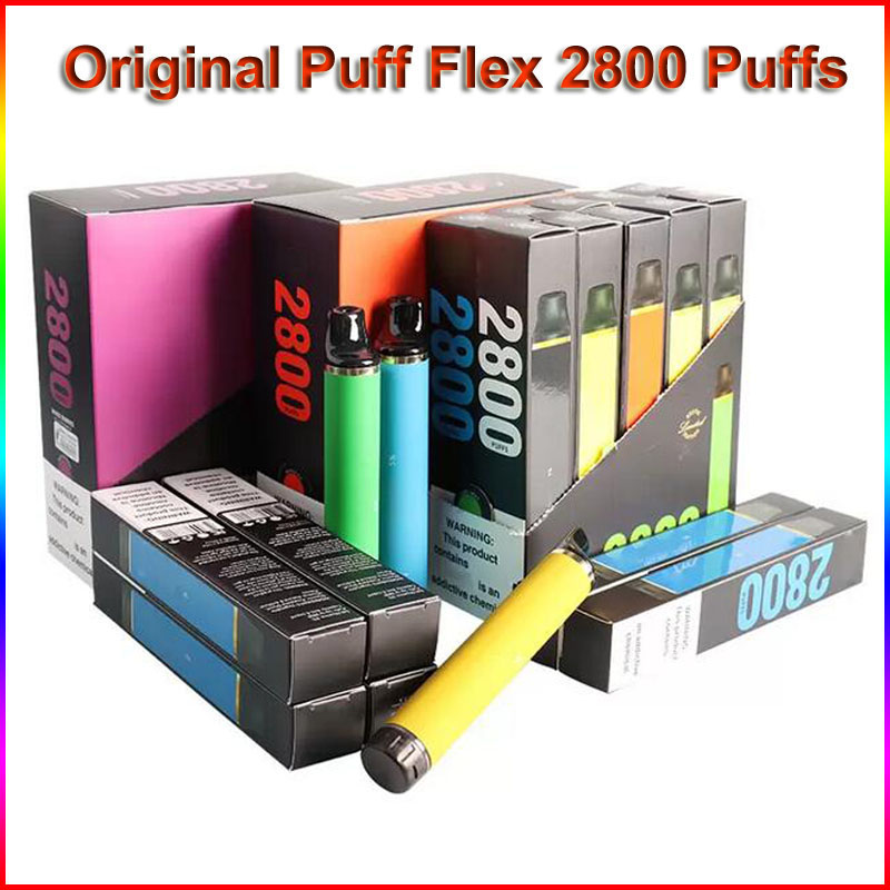 

0% 2% 5% E Cigarette Pods Device Kits Disposable Vape 850Mah Battery Puff Flex 2800 Hits Puffs Pre-Filled 10Ml Vaporizer Vapor, Mix colors