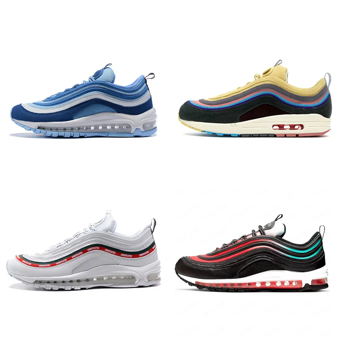 

Running Shoes Trainer Sneakers Triple White Black Sliver Bullet Metalic Gold Golf Jesus Celestial 2022 Classic 97 Sean Wotherspoon Mens Nrg Mschf X Inri Men Women, Bubble package bag