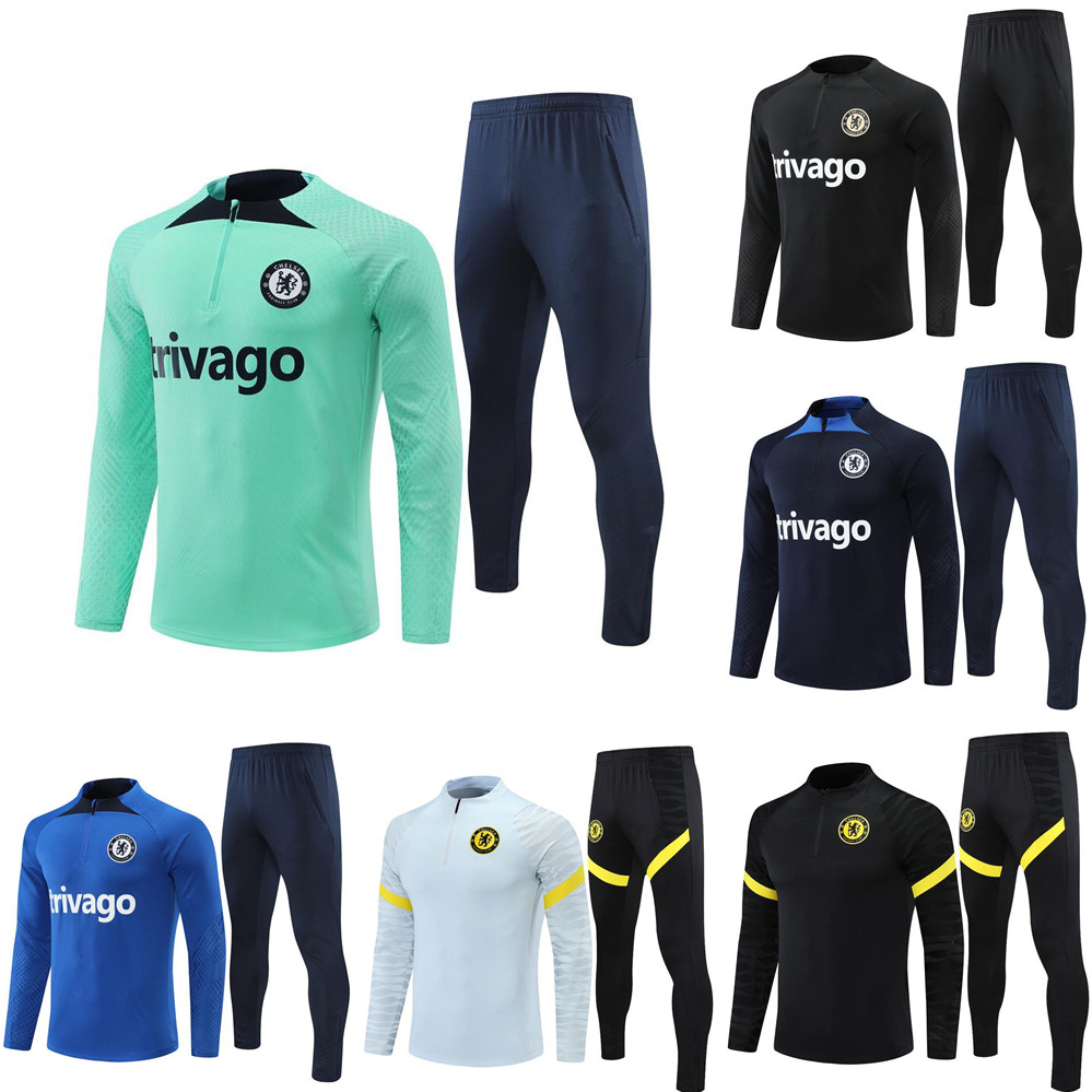 

kids CFC Soccer Jersey Tracksuit PULISIC MOUNT HAVERTZ STERLING JORGINHO training shirt men set kits KOULIBALY KANTE Track suits jacket