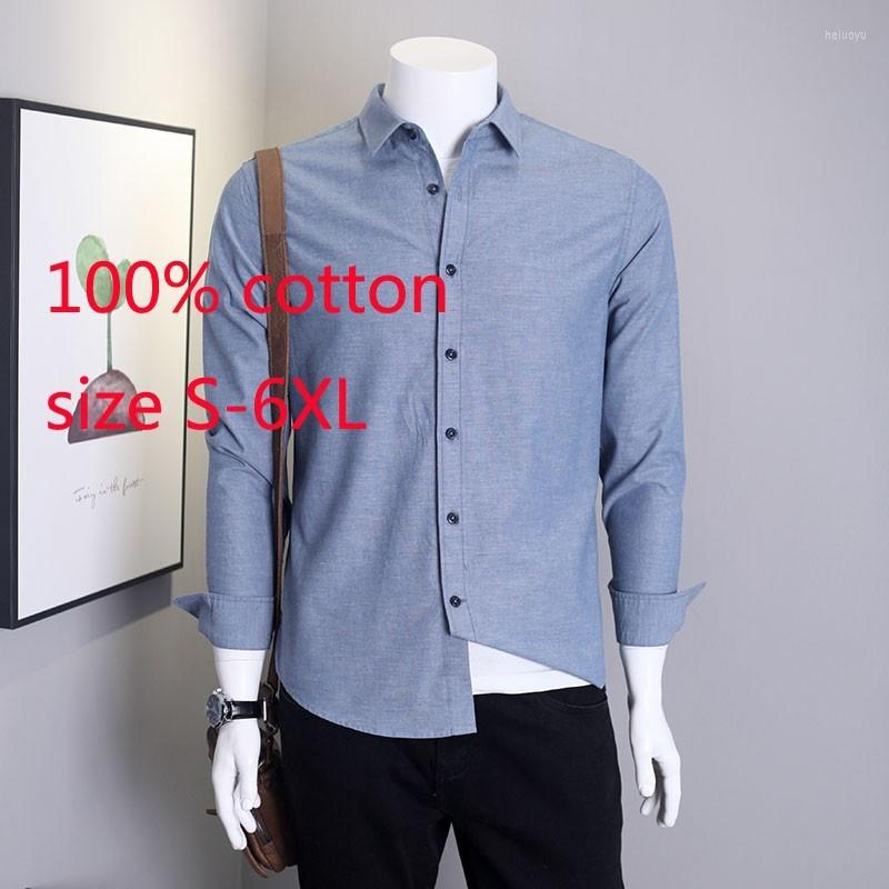 

Men' Casual Shirts Long Arrival Spring And Autumn Sleeve Men Cotton Youth Fashion Loose Large Plus Size SMLXL2XL3XL4XL5XL6XL, L179