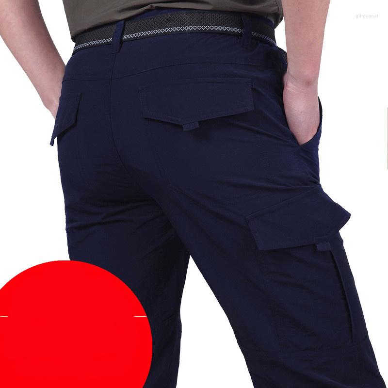 

Men's Pants Fashion Harem Men Hip Hop Joggers Mens Trousers Solid Color Multi-pocket Sweatpant Skinny Fit Cargo Male, Black