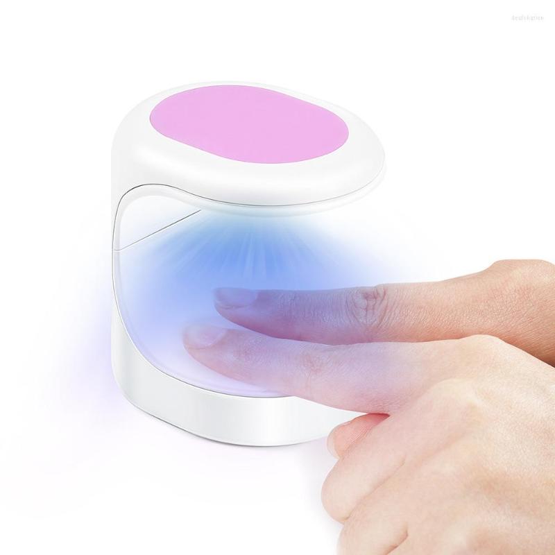 

Nail Dryers 1PC Mini Dryer UV Lamp Manicure Machine Single Finger Nails Art Tool Gel Polish 6W LED Tools, Black