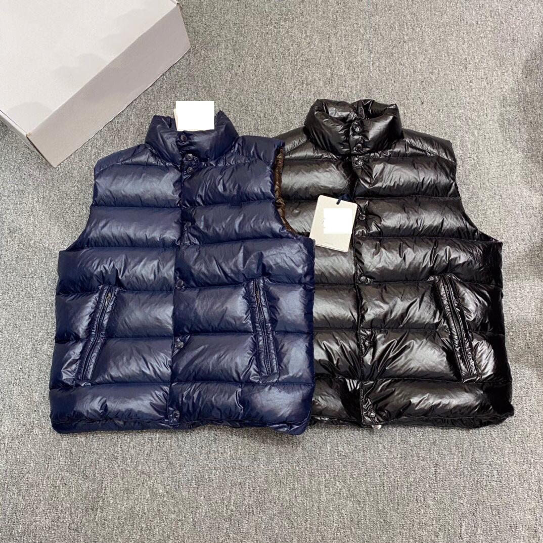 

Men Vests Down Jacket Down Monclair Mens Outdoor Thick warm Feather Women Winter Coat outwear Jackets Parkas, Black inner black