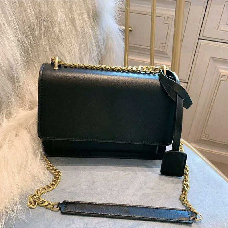 

5A Classic Women Bags Designer Shoulder Bag Leather Flap Crossbody Handbag Luxury Metal Chain bag Ladies Wallet Shoulders Messagebag 22cm, 03