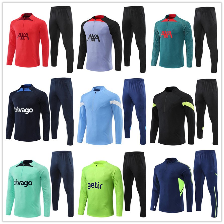 

Men ang kids tracksuit football Wear 22 23 Manchesters soccer training suit joggin 2022 survetement foot chandal futbol tuta