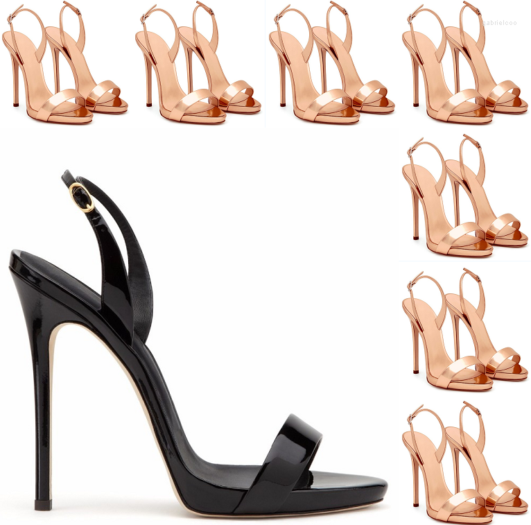 

Sandals Womens Stiletto High Heel Shoes Buckle Strap Slingbacks Party Evening D, Beige