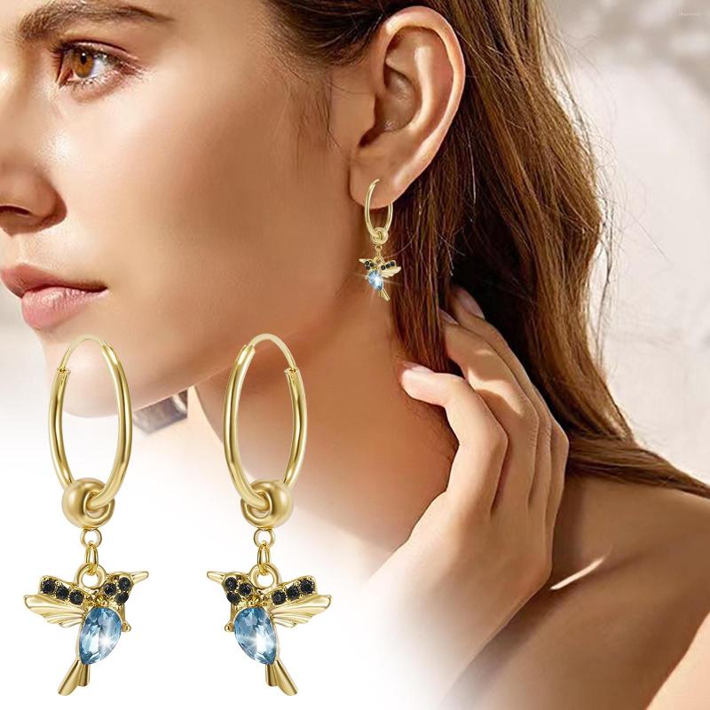 

Stud Earrings Women Pack Hummingbird For Teen Girls Minimalist Piercing Studs Trendy Mismatch