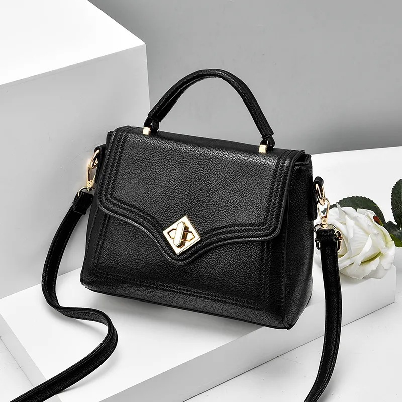 

Women Inclined Shoulder Bags Fashion casual Womens Bag Small Handbag Totes High-capacity Leather Large volume wholesale Girl Mobile Phone Bag Black 898, White
