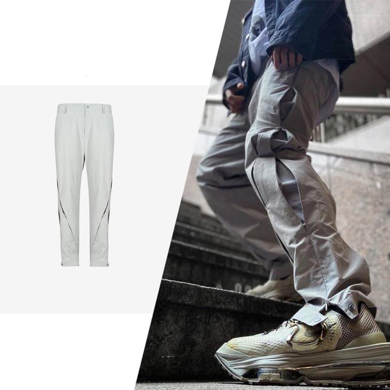 

Men's Pants Stylish Multi-pockets Harajuku Men's Vintage Streetwear Casual Hip-hop Cool Trousers, Black