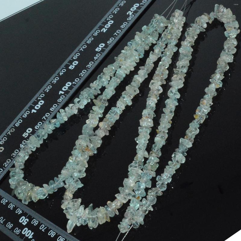

Beads Natural Clean Aquamarine With Dirts Chips Rough Size 6mm-10mm For Necklace Making