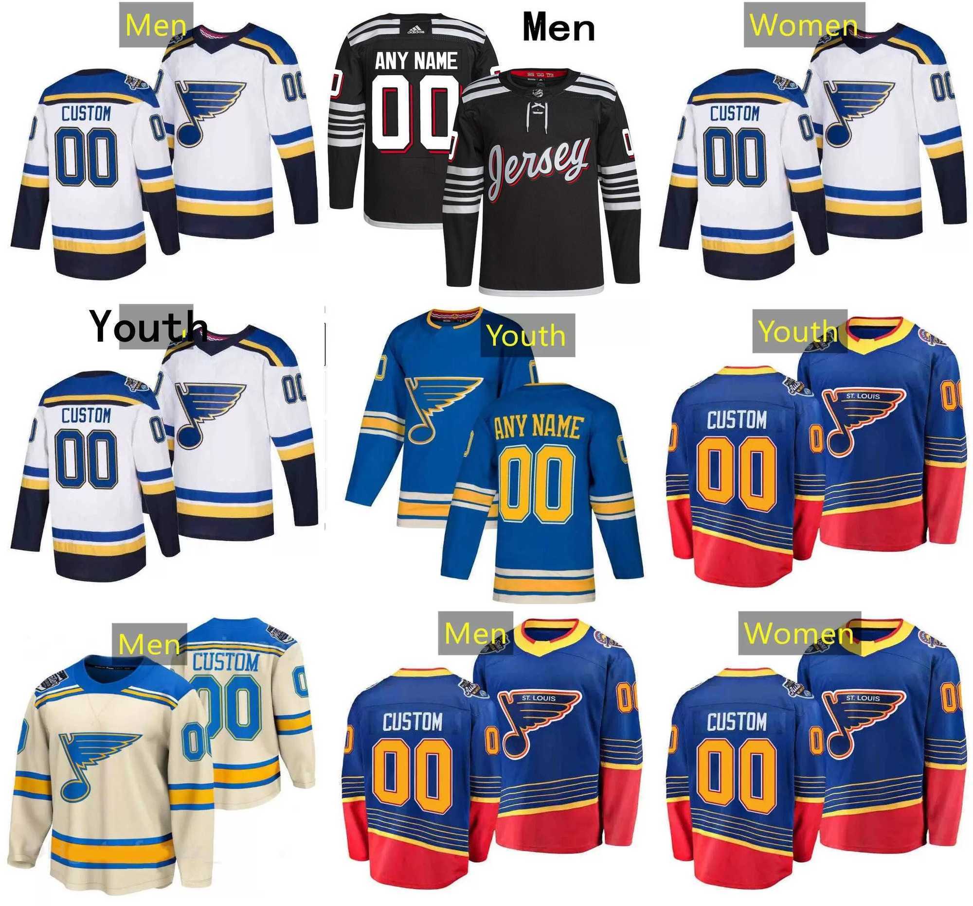

St. Louis''Blues''Hockey Jersey 52 Noel Acciari 49 Ivan Barbashev 22 Logan Brown 25 Jor dan Kyrou 90 Ryan O'Reilly 10 Brayden Schenn 18 Robert Thomas 89 Pavel Buchnevich, As