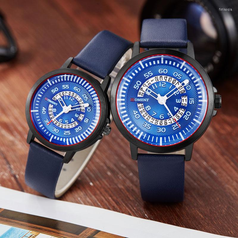 

Wristwatches Fashion Lover Couple WatchesUnique Digital Dial Men Simple Show Ladies Wristwatch Women Quartz Watch, White men