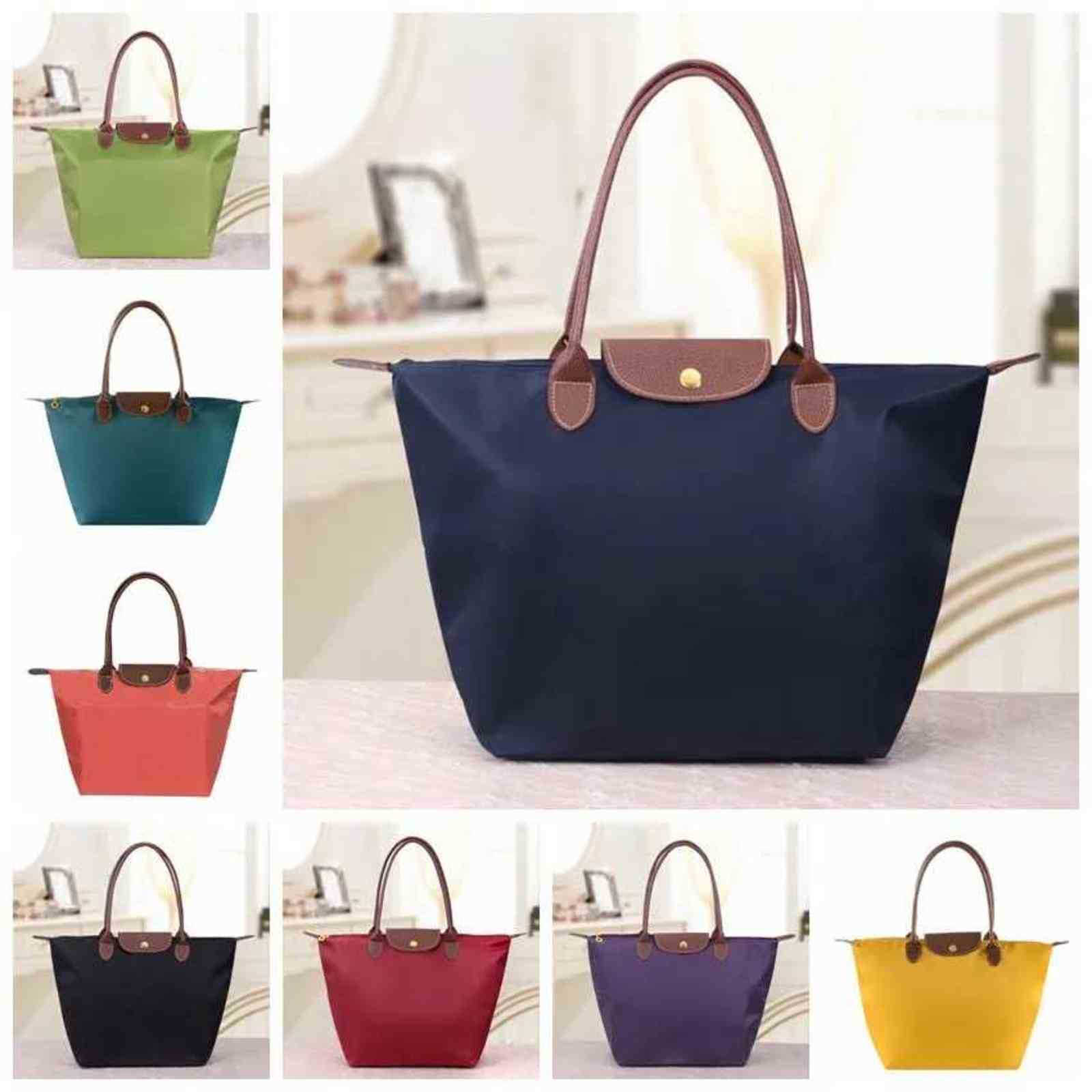 

totes bags designer tote handbag Women Nylon Shopping Bags Oxford Cloth Wallet Designers Frabic Folding Storage Waterproof Dumpling Shoulder 1116, Red