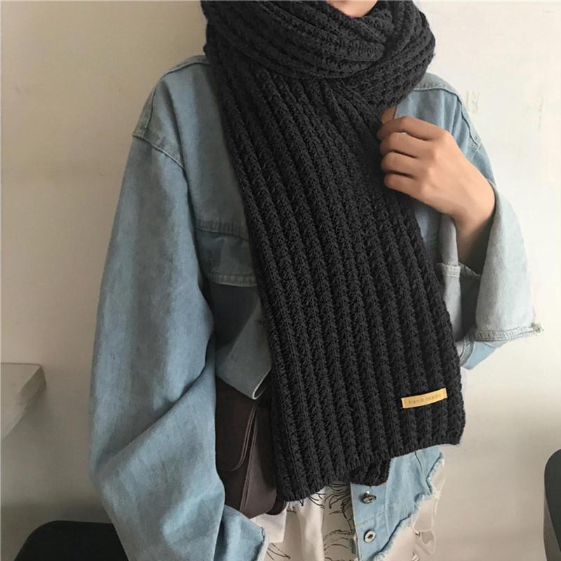 

Scarves Women's Fashion Scarf Knitted Soft Woolen Thickening Warm Long Wrap Scarve 180CM Men Women Bandana Headshawl