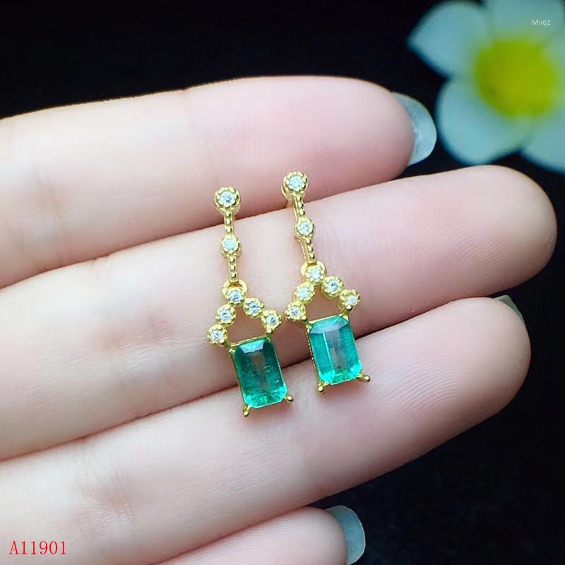 

Stud Earrings KJJEAXCMY Fine Jewelry Identification Of 925 Silver-inlaid Celestial Emerald Ear Nails Wsdcvb