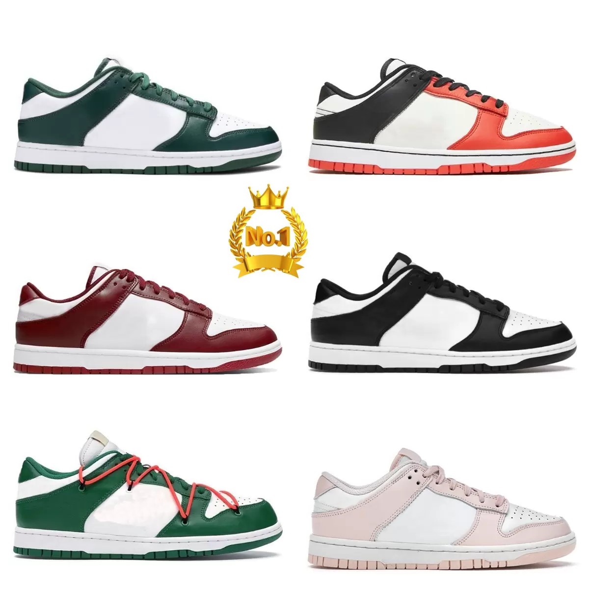 

DUNKS SB Low Casual Sports Shoes Trainers Sneakers Paisley Unc Blue Photon Dust Green Barber Shop Sun Club Cherry Designers Animal Dunkes Women Men Union Bart Simpson, Box