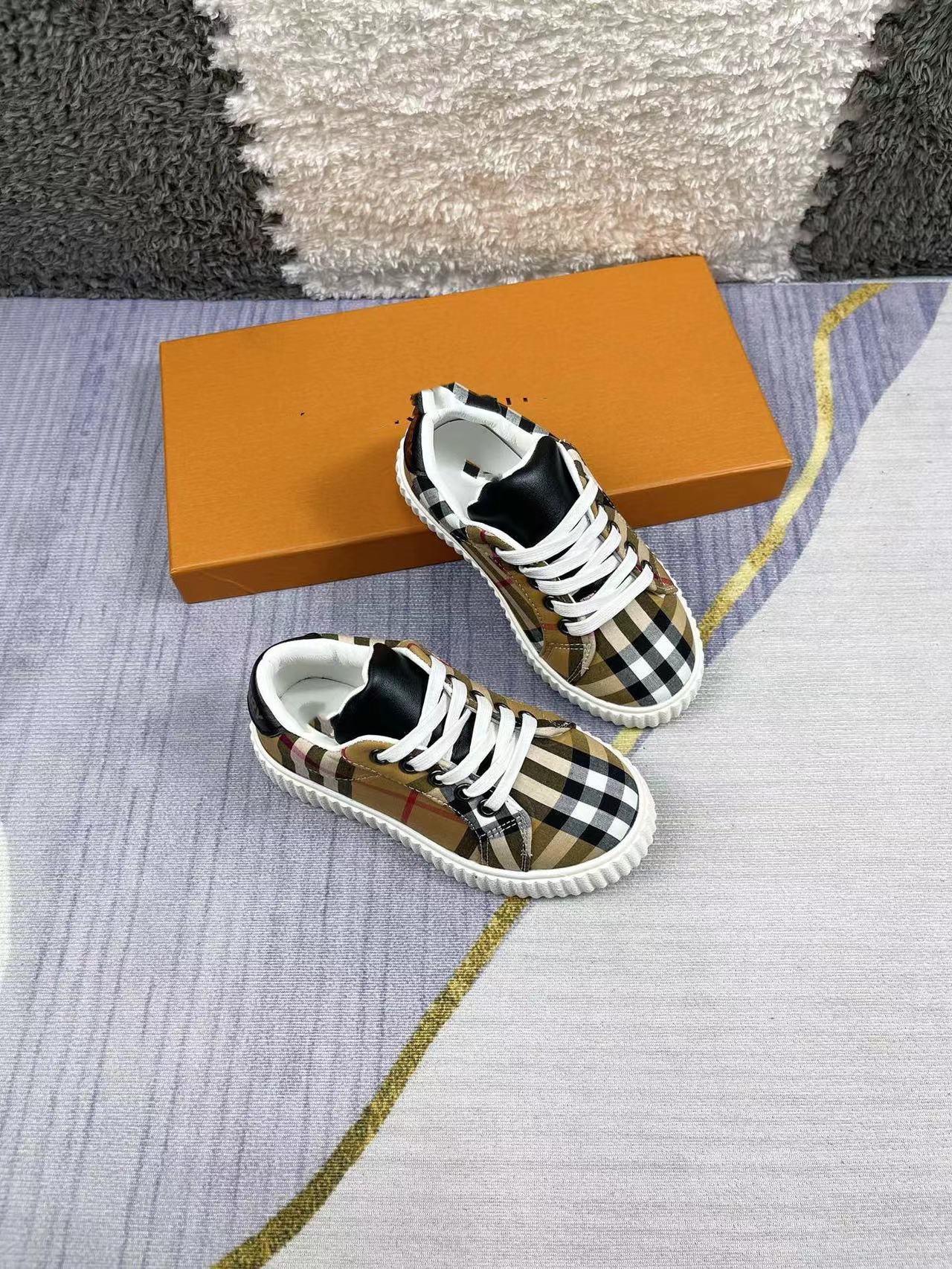 

kid shoe plaid designer boy soccer boots autumn baby boy basketball shoes wholesale genuine leather vamp child outdoor sneaker