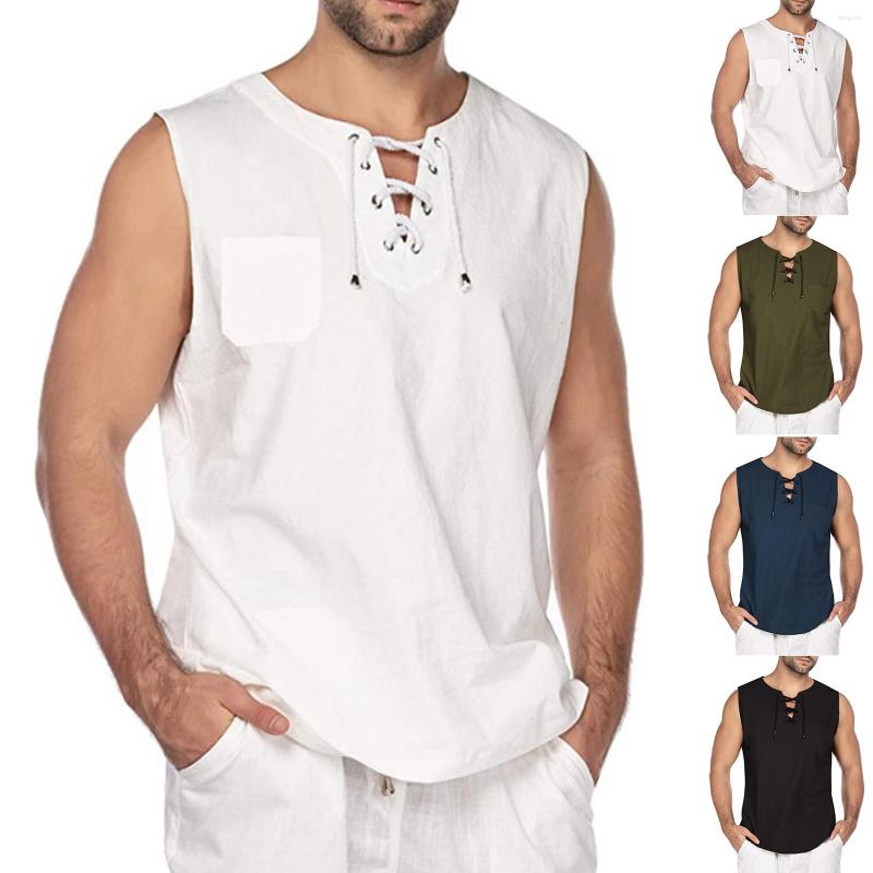 

Men's T Shirts Top Blouse For Man Round Neck Beach Casual Fit, Black