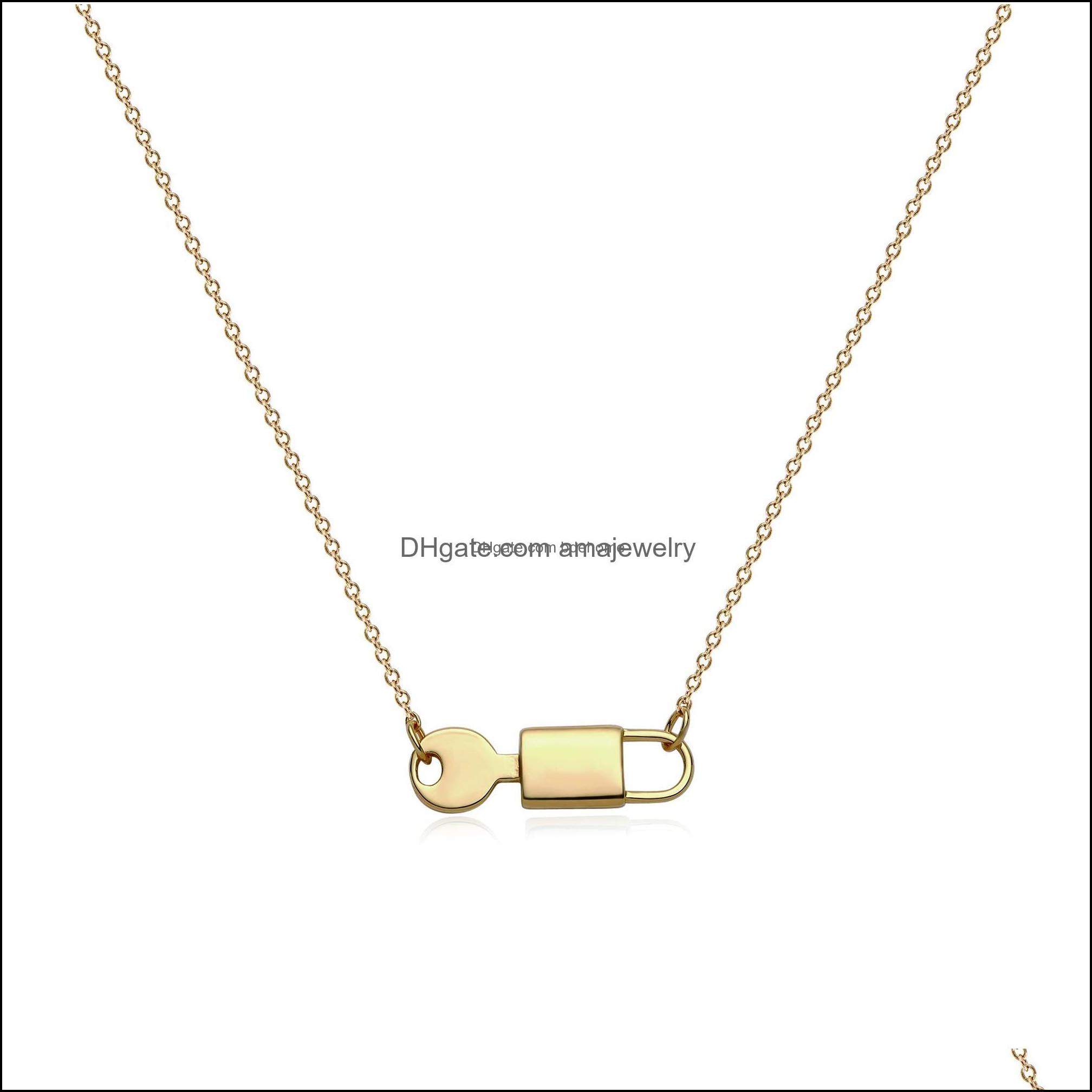 

Pendant Necklaces Pendant Necklaces Layered Chain For Women 18 Inch Gold Plated Paperclip Sier Tone Choker Necklace Rope Ball Chains Otlmy