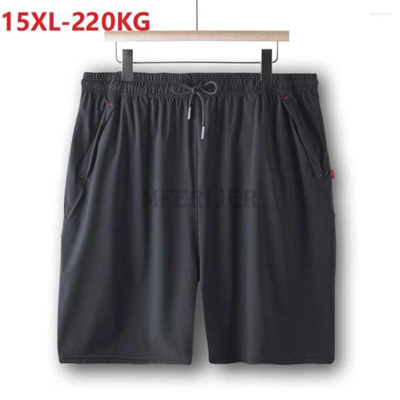 

Men's Shorts Summer Men Plus Size 12XL 10XL 11XL 9XL Male Casual Pockets Oversize Loose Safari Style Cotton, Black