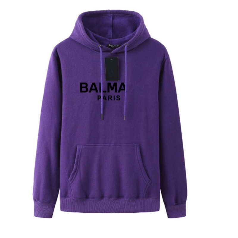 

Balma in 2022 NEW Mens Designer Hoodie Fashion Men Women famous Designer Hoodies Streetwear hooded Sweatshirt B almain, 0016