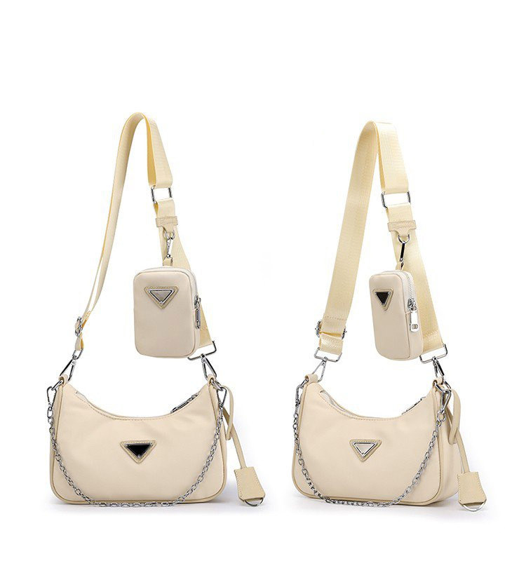 

Fashion Crescent Bag 7A Quality 2022 Women lady Motorcycle shoulder Bags luxury Designers crossbody clutch wallet nylon underarmbag classic shoulders bag handbag, Green