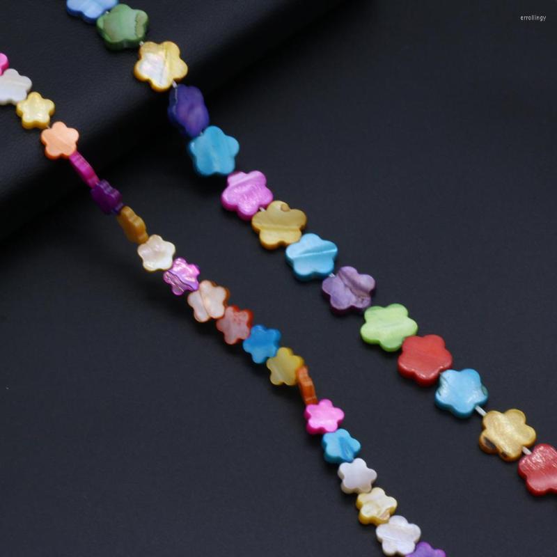 

Beads Mix Color Natural Shell Flower Mother-of-pearl Loose Spacer For Making DIY Crafts Necklace Bracelet Jewelry 36cm