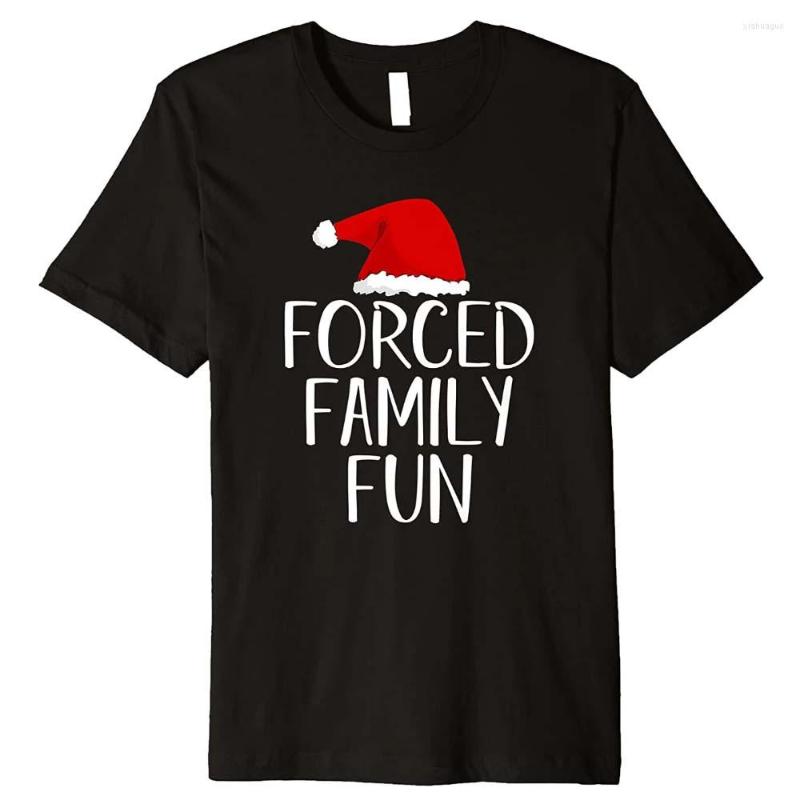 

Men' T Shirts Forced Family Slim Fit Man Solid Color Bottoming T-shirt, Black