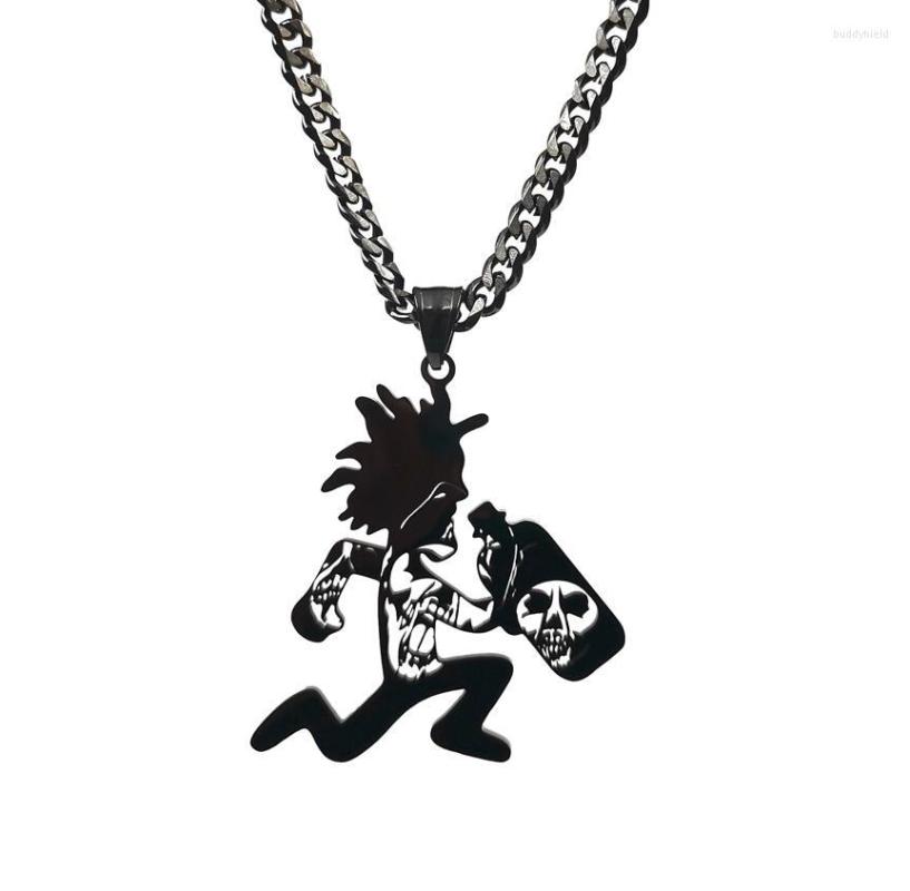 

Pendant Necklaces Black ICP Jeckel Brothers Hatchet Man Charms Mens Necklace Juggalo/Juggalette Jewelry Stainless Steel Chain 5mm 24