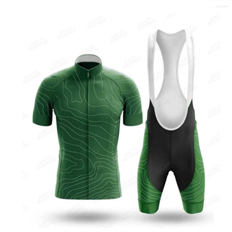 

Racing Sets Men Summer Breathable Sweat Wicking Quick Dry Team Edition Bike Shirt Set Suit Short Sleeve Tops Cycling Shorts, Multi