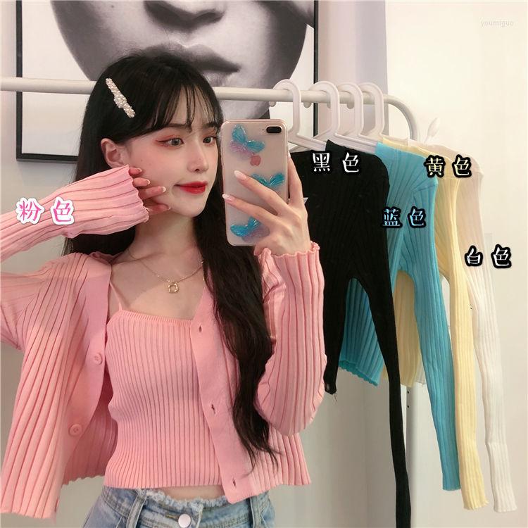 

Women' Knits Woman Sweaters Cardigan Fall Slim Fit Air Knitted Coat For Women Fashion, Black