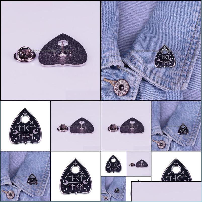 

Pins Brooches Pinsbrooches Jewelry They Them Nonbinary Pronoun Oujia Brooch Pins Enamel Metal Badges Lapel Pin Brooches Jackets Jea Oto28