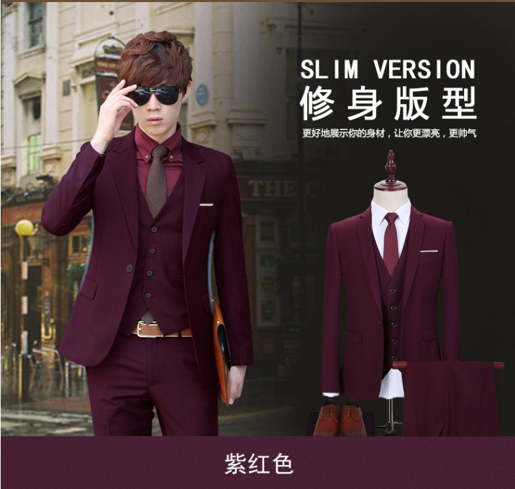 

Men's Suits Made Groom Tuxedos Light Grey Groomsmen Custom Made Side Vent Man Suit Wedding Bridegroom Jacket and trousers, Sky blue